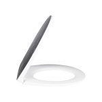 Livarno Home Copriwater Universale Soft Close effetto marmo Nero - immagine 2