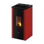 Stufa a Pellet Red Vera 7 Up 7 kW 7022265 Red *AMMACCATURA LATO Dx*
