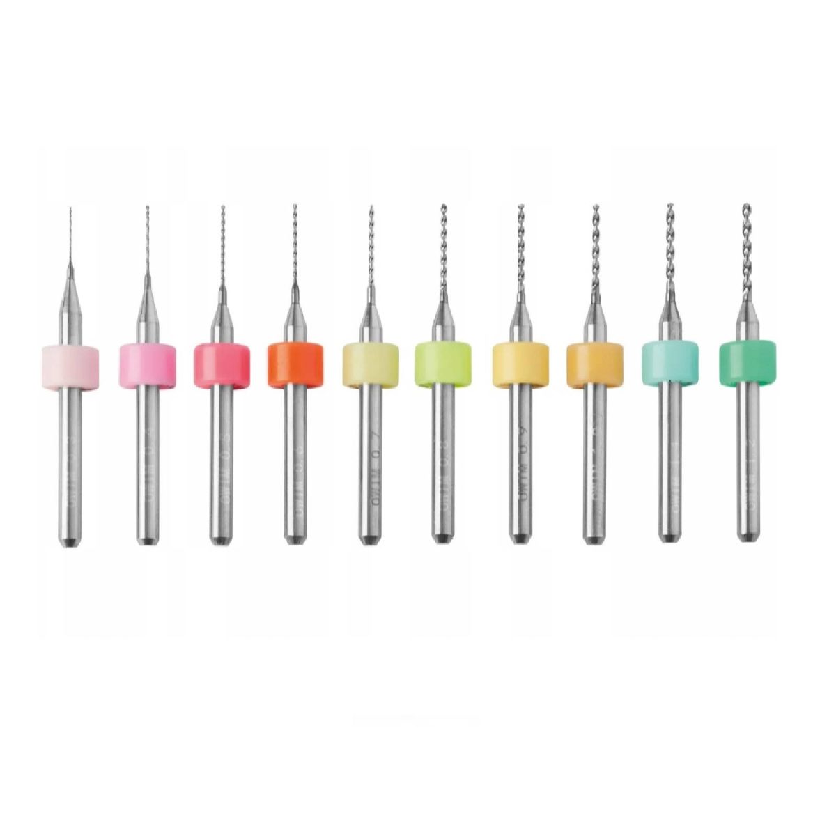 Parkside PMB 10 Set 10 Micro Punte HSS Mini Trapano Smerigliatrice Precisione - immagine 2