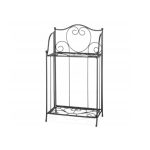 Livarno Home Portafiori Pieghevole Nero 65x35cm per Terrazzo e Casa Metallo - immagine 3