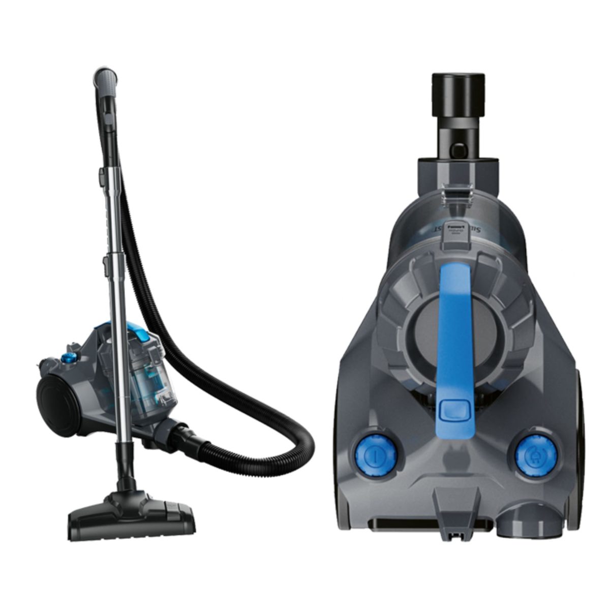 Silvercrest SBZBK 850 Aspirapolvere senza sacco 850W 0,6L GRIGIO BLU USATO - immagine 4