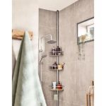 Mensola Bagno Estensibile Livarno Home da 145 a 250 cm con 3 Cestini - immagine 4