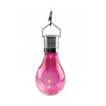 Lanterna Solare LED Livarno Home 150 mm Rosa con Sensore Crepuscolare