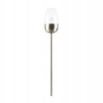 Livarno Lampada Solare a Picchetto fiaccola a LED 113cm con Sensore Crepuscolare