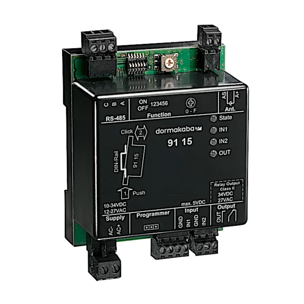 Dormakaba Lettore Remoto 91 15 Controllo Accessi Modulo RFID Sicurezza - immagine 3