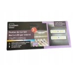 Livarno Barra led per interni 2 pezzi 15 cm 6500 K luce guardaroba grigia - immagine 2