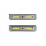 Livarno Barra led per interni 2 pezzi 15 cm 6500 K luce guardaroba grigia