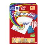 Grey L'Acchiappacolore 40 Fogli Proteggi Colore Lavatrice Anti Trasferimento