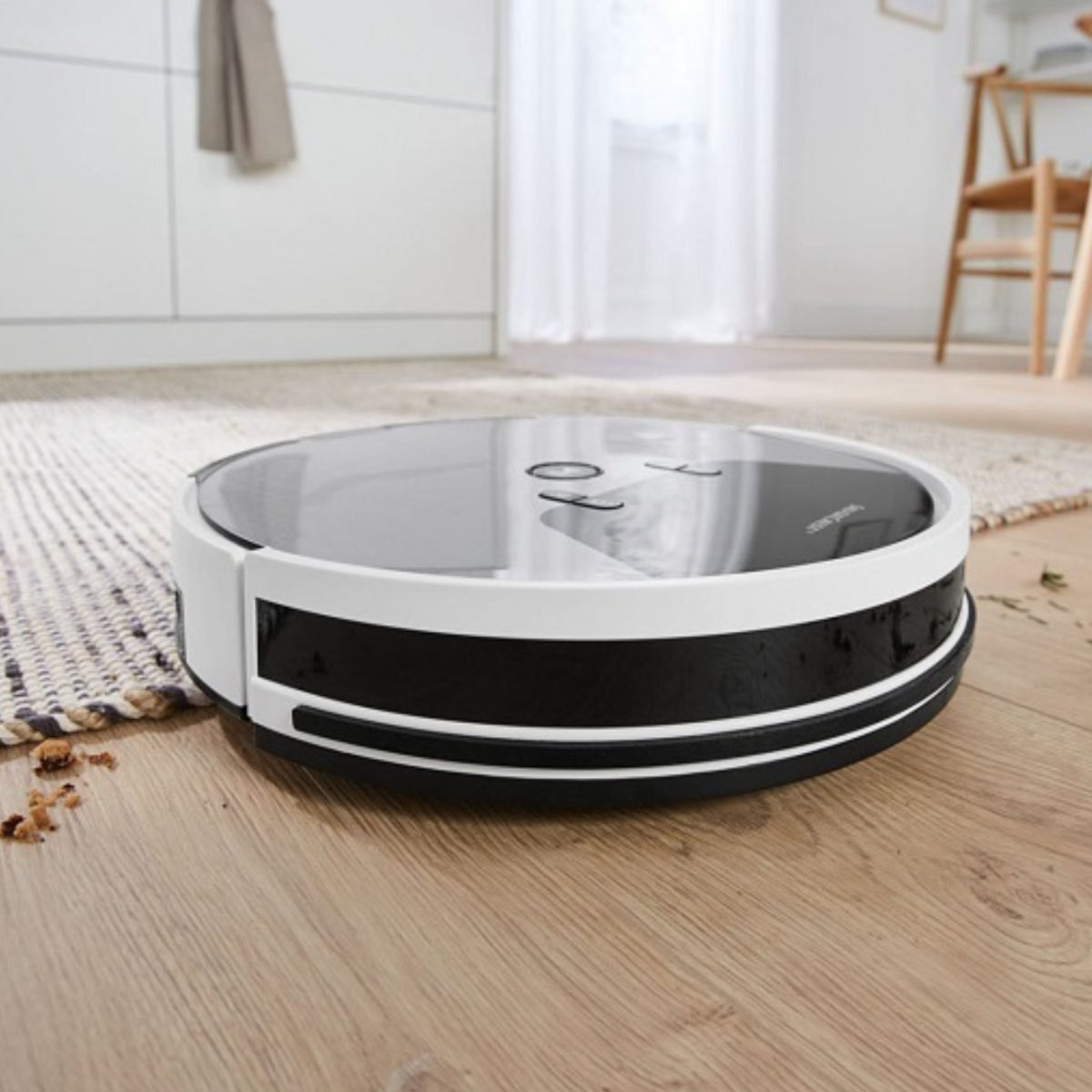 Robot Aspirapolvere Silvercrest SSRA1 WiFi 2600Pa 5 smart APP Bianco e nero - immagine 6