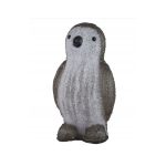 Livarno Home Statuetta Pingueino LED 3D Bianco Caldo 30cm per Giardino esterno