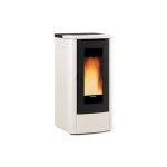 Extraflame Teorema Plus 5.0 Stufa Pellet Canalizzata SENZA TOP COVER 12kW Avorio
