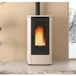Extraflame Teorema Plus 5.0 Stufa Pellet Canalizzata SENZA TOP COVER 12kW Avorio - immagine 2