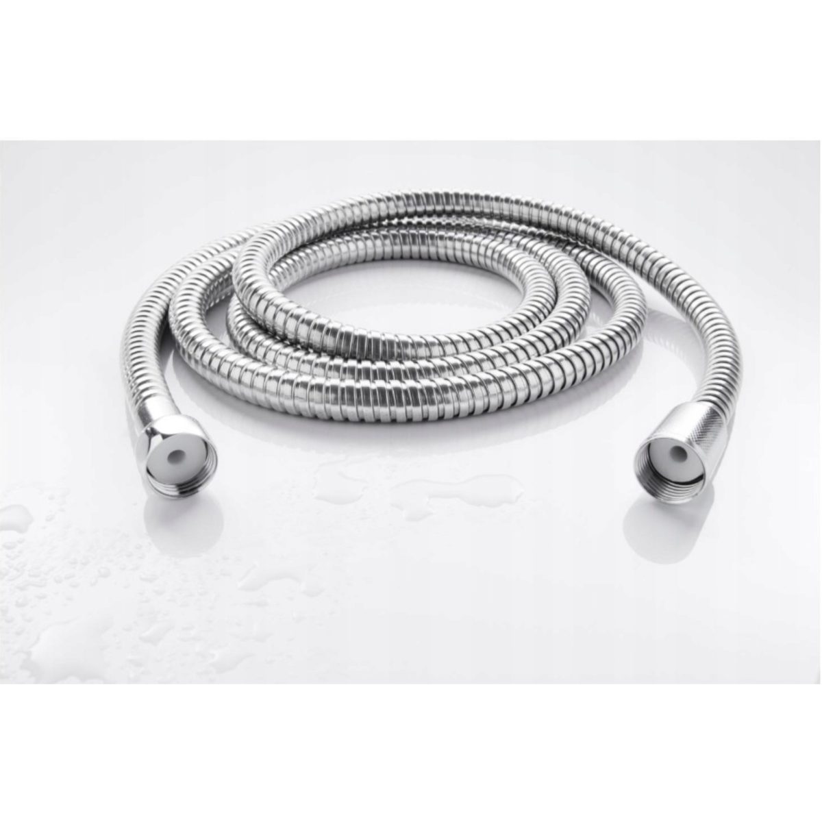 Livarno Tubo Doccia flessibile 2m Grigio Antitorsione con Valvola Risparmio Acqua - immagine 2
