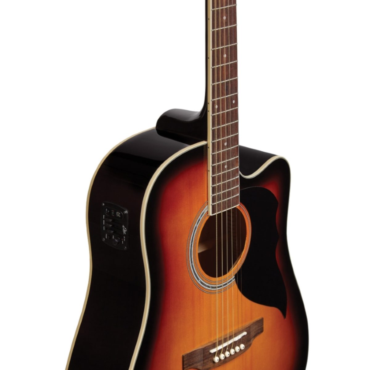 Eko Ranger CW EQ Brown 06216650 Chitarra acustica Sunburst Elettrificata Cutaway - immagine 5