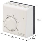 Poly Pool PP1461 Termostato Ambiente Meccanico IMIT TA5 Bianco Conf. danneggiata - immagine 4