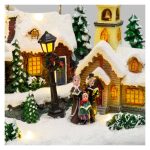 Paesaggio Natale Lotti 76747 XMAS KING Paesaggio con movimento, luci