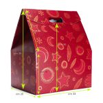 Scotton Porta Panettone e Bottiglia Red Universe Confezione Regalo Rossa Natale