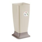 Stefanplast PORTAOMBRELLI 'ZEUS' bianco travertino-base tortora