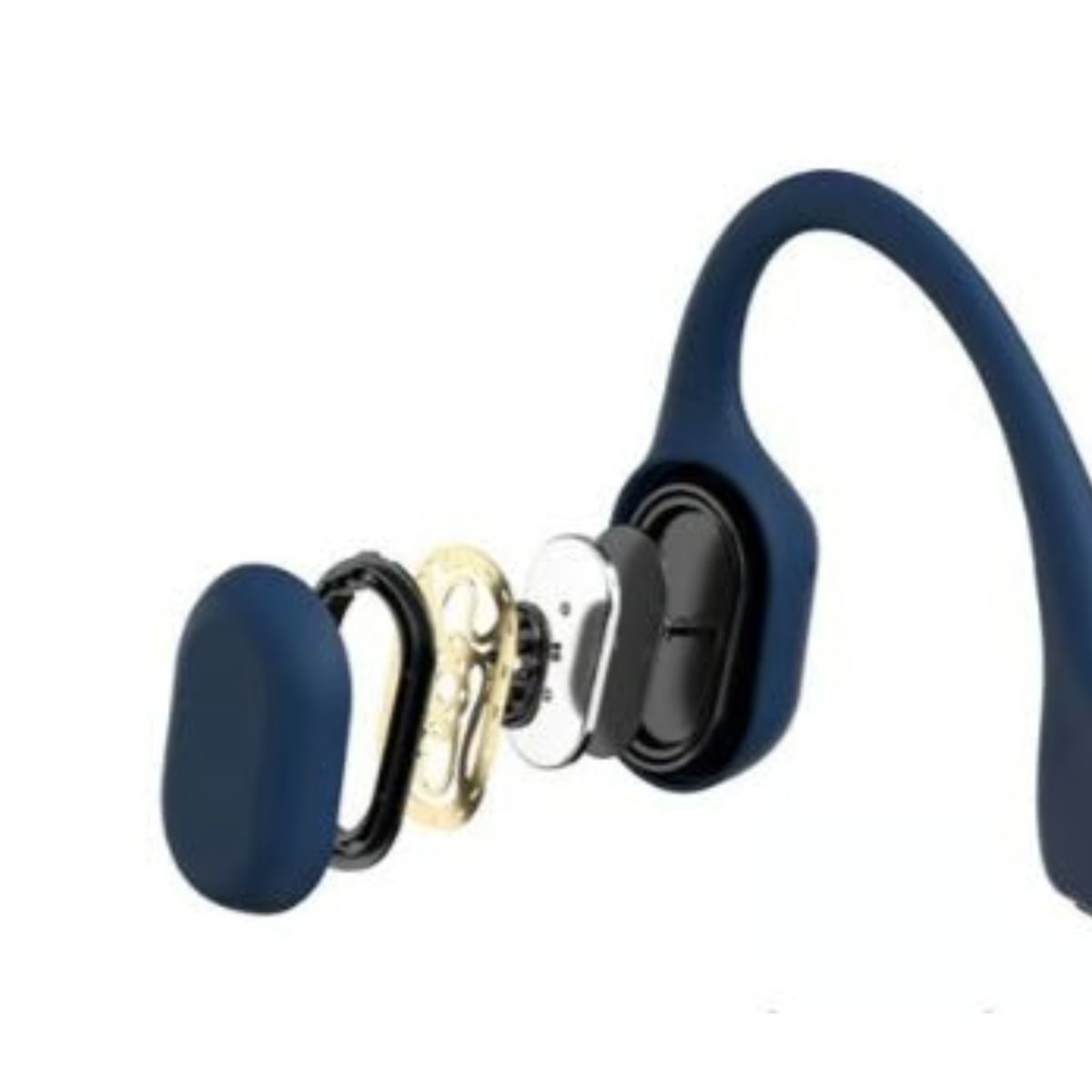 Shokz OpenRun Mini Auricolari Sportivi a Conduzione Ossea 8 ore bluetooth Blue - immagine 2