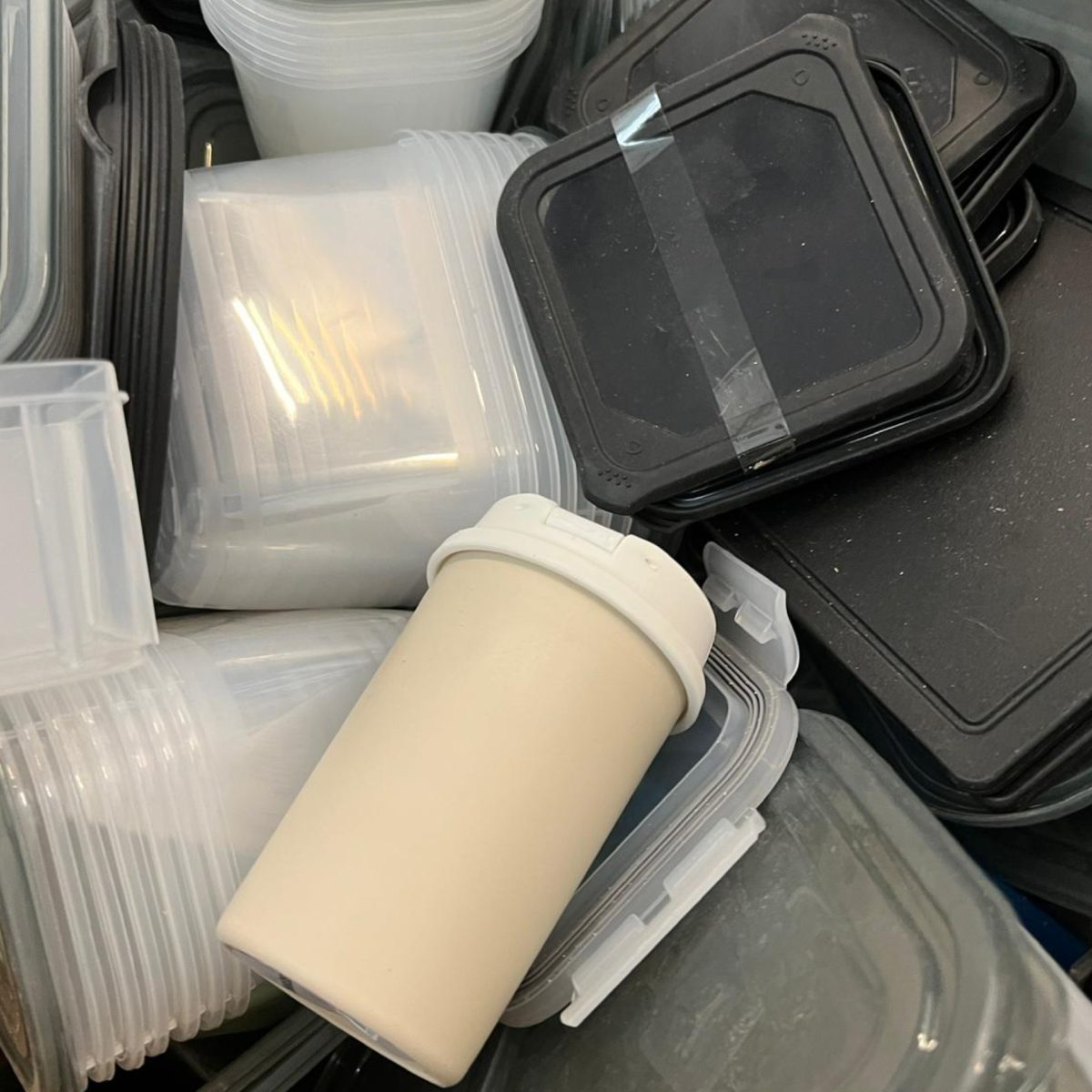 Lotto 69kg Contenitori Plastica Cucina Barattoli Nuovi per Mercatini fiere negozi - immagine 2