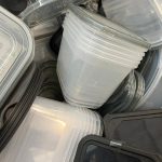 Lotto 69kg Contenitori Plastica Cucina Barattoli Nuovi per Mercatini fiere negozi - immagine 3