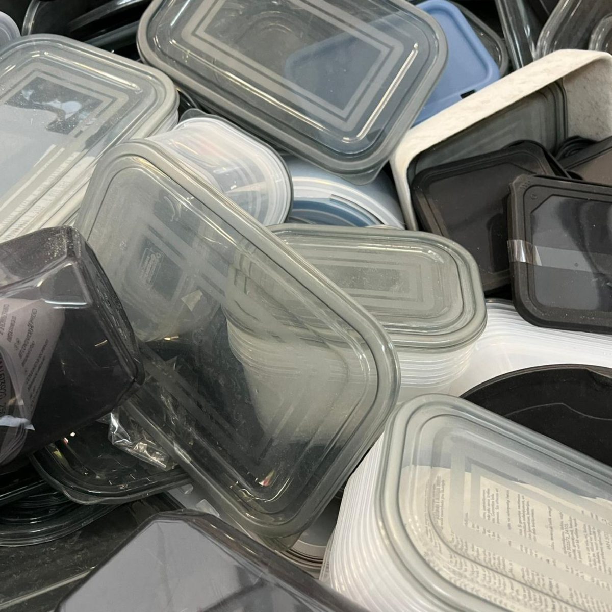 Lotto 69kg Contenitori Plastica Cucina Barattoli Nuovi per Mercatini fiere negozi - immagine 7