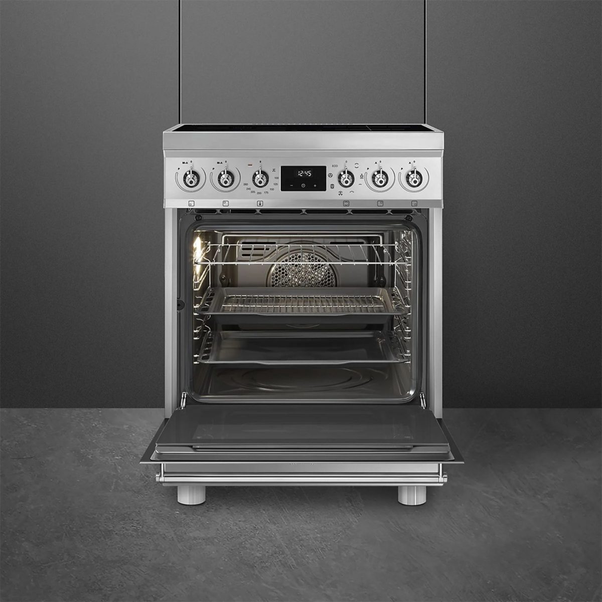 Smeg C6IMX2 Classica Cucina Induzione Forno Termoventilato Inox 60x60 - immagine 5