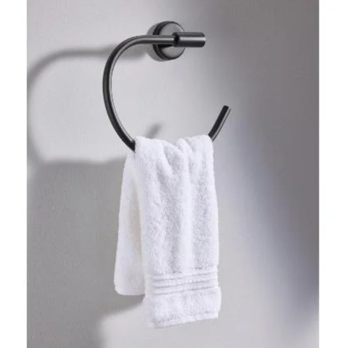Livarno Home Supporto Portasciugamani Elegante per Bagno in Acciaio - immagine 3