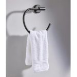 Livarno Home Supporto Portasciugamani Elegante per Bagno in Acciaio - immagine 3