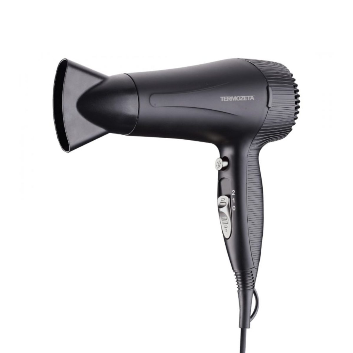 Termozeta 73046 Asciugacapelli Ionico 2000W con Diffusore e Concentratore Nero - immagine 5