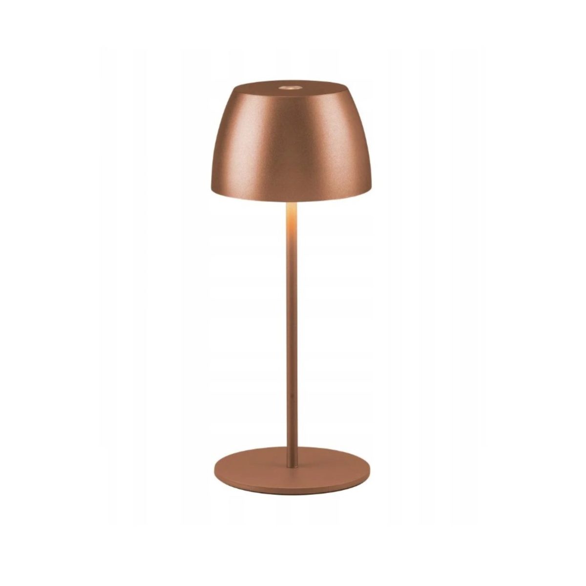 33849.jpg Livarno Lampada da tavolo a led ricaricabile altezza 20 cm bronzo metallizzato - immagine 1