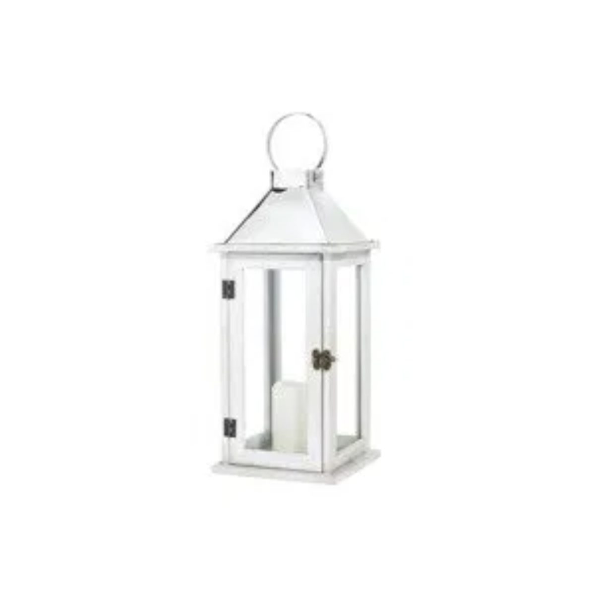 34073.jpg Livarno Lanterna LED Decorativa Con Effetto Fiamma E Timer 17x17x39cm - immagine 1