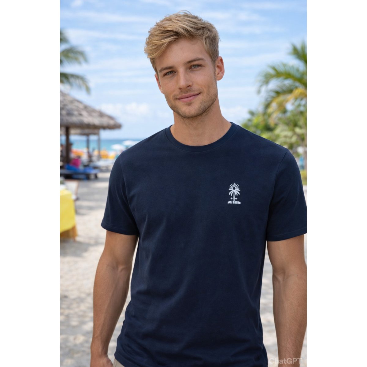 Esmara T-shirt Uomo Cotone Blu Navy Taglia L 52/54 Maglietta Manica Corta - immagine 2