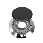 Smeg Bruciatore Rapido 85mm Kit Spartifiamma Nero Opaco per Piano Cottura