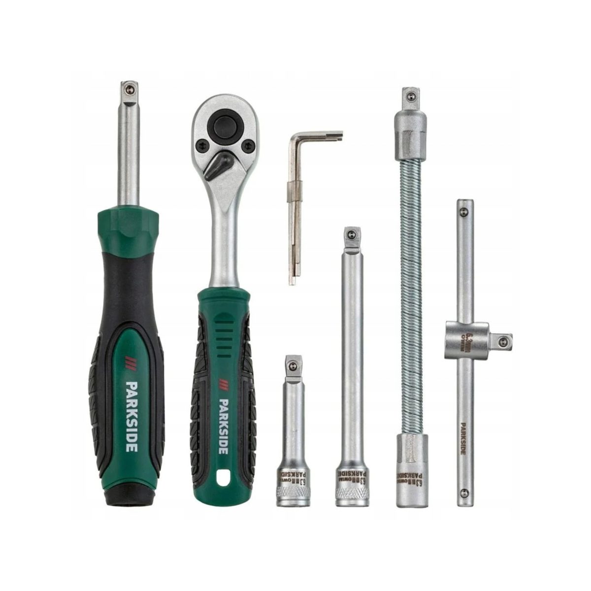 Parkside Kit Meccanica 46 Pezzi con Chiavi a Bussola e Cricchetto - immagine 2