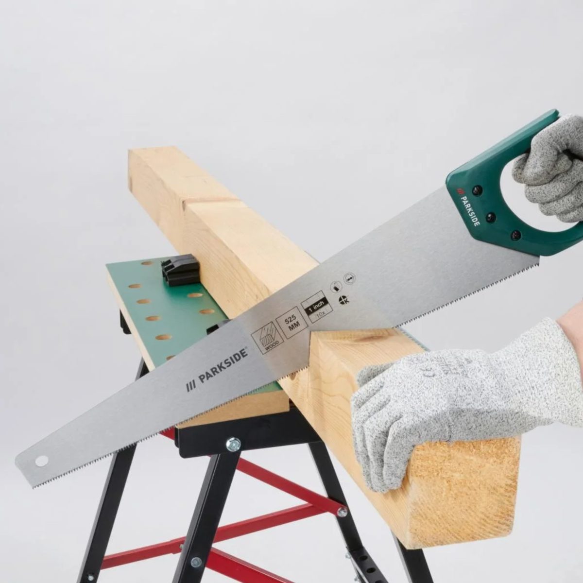 Parkside Seghe Manuali con Segaccio e Seghetto Universale cartongesso 3 pezzi - immagine 4