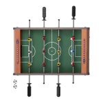 Lupilu Mini Calcio Balilla vista dall'alto con campo verde, calciatori e due palline incluse