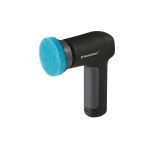 Silvercrest SRB 4 spazzola elettrica con testina spugna azzurra montata, vista frontale