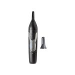 Rifinitore Silvercrest tagliapeli naso orecchie in verticale con testina a lama scoperta e cappuccio trasparente