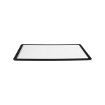 Tavoletta Luminosa LED Crelando formato A4 vista laterale, profilo sottile con bordo nero