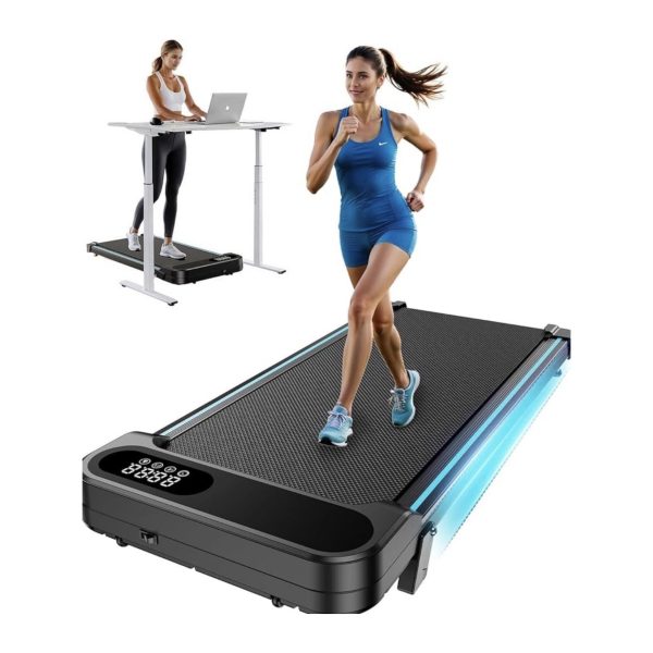 Tapis roulant FOUSAE X-390-AB salvaspazio con display LED, uso sotto scrivania e durante la corsa