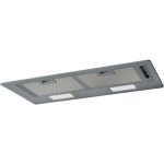Smeg KSG70E cappa aspirante 73 cm vista dal basso con filtri antigrasso e comandi a slitta