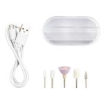 Vitalmaxx Set Manicure Pedicure 7 Pezzi Cura Unghie LED USB Ricaricabile - immagine 2