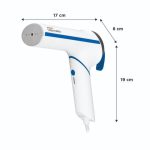 Polti Vaporella Vertical Styler GSM50B ricondizionato, vista d'insieme con dimensioni 17x8x19 cm