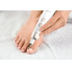 Silvercrest Set Manicure Pedicure in uso su unghia del piede con punta zaffiro per limatura