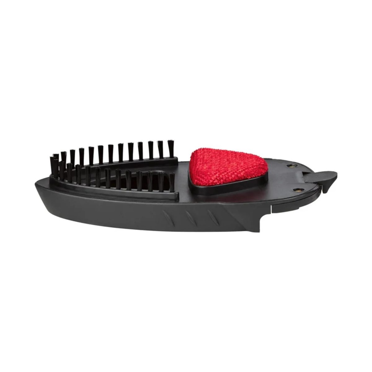 Accessorio spazzola con setole e panno rosso incluso per Silvercrest SDRB 1000W spazzola vapore