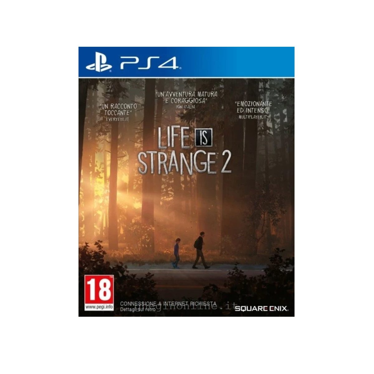 Life is Strange 2 Complete Season PS4 - Copertina frontale Life is Strange 2 Complete Season PS4 nuovo, copertina frontale con boschi e protagonisti
