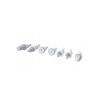Silvercrest SMPS 7 kit manicure pedicure, set completo delle 7 testine intercambiabili incluse