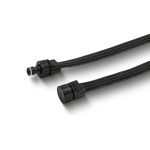 Tubo per irrigazione Parkside 20m Ø13mm, dettaglio dei due raccordi estensibili alle estremità