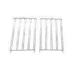 Guide telescopiche Smeg 848591236 per forno C6IMXT2, set completo di 2 pezzi vista frontale